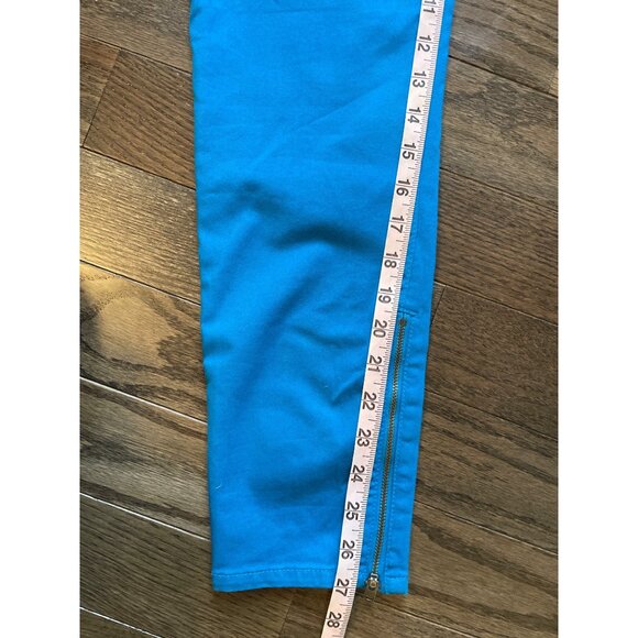 Gap 1969 Womens Legging Jeans Size 29/8 Turquoise Cotton Blend - Picture 7 of 7